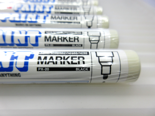 12 x BLACK Uni Paint PX20 Paint Marker 2.2-2.8mm Bullet Point PX20BK