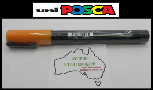 1 x UNI POSCA Marker PC3M Bright Yellow Bullet 0.9-1.3mm Tip Art in stock