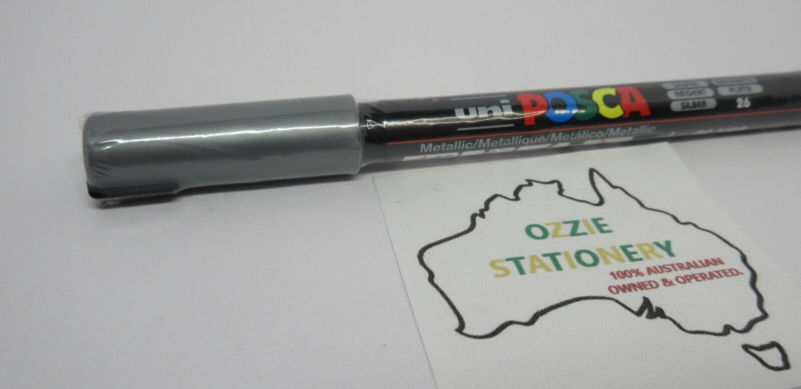 1 x Silver PC1MR Uni-ball Uni Posca 0.7mm Extra Fine Nib in stock