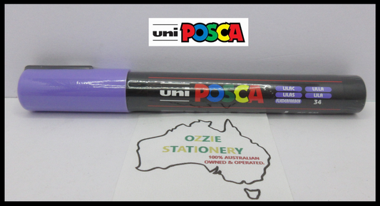 1 x UNI POSCA Marker PC5M LILAC Bullet 1.8-2.5mm Tip Art in stock