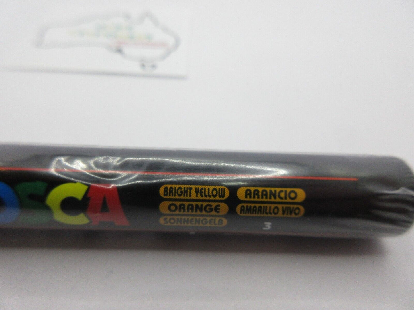 1 x UNI POSCA Marker PC3M Bright Yellow Bullet 0.9-1.3mm Tip Art in stock