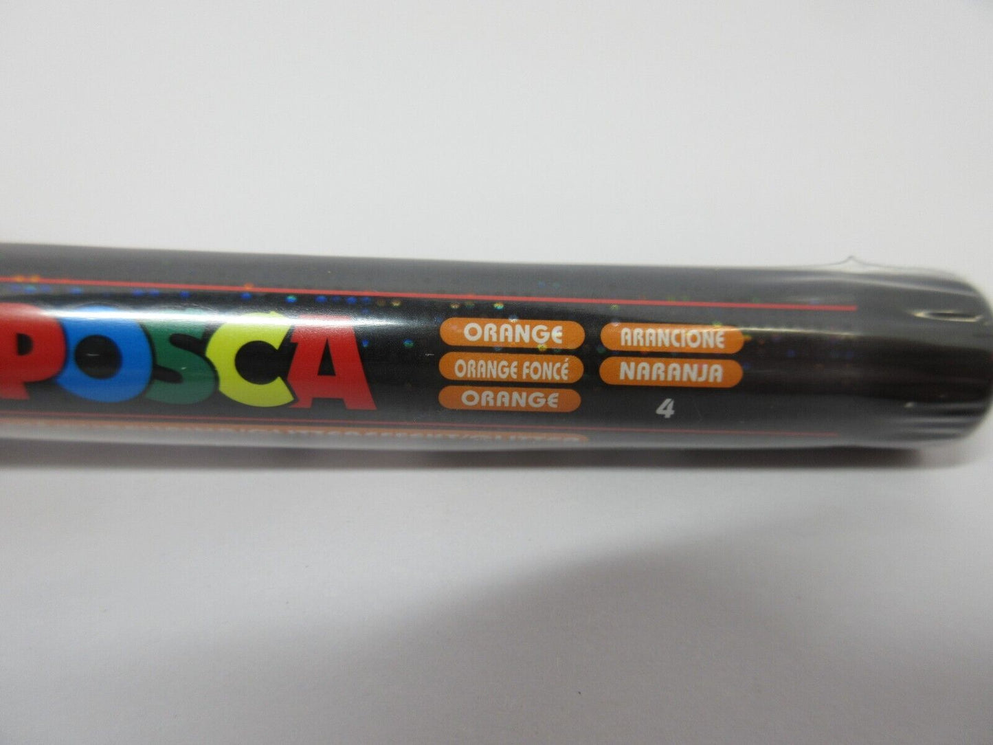 1 x UNI POSCA Marker PC3M GLITTER Orange Bullet 0.9-1.3mm Tip Art in stock