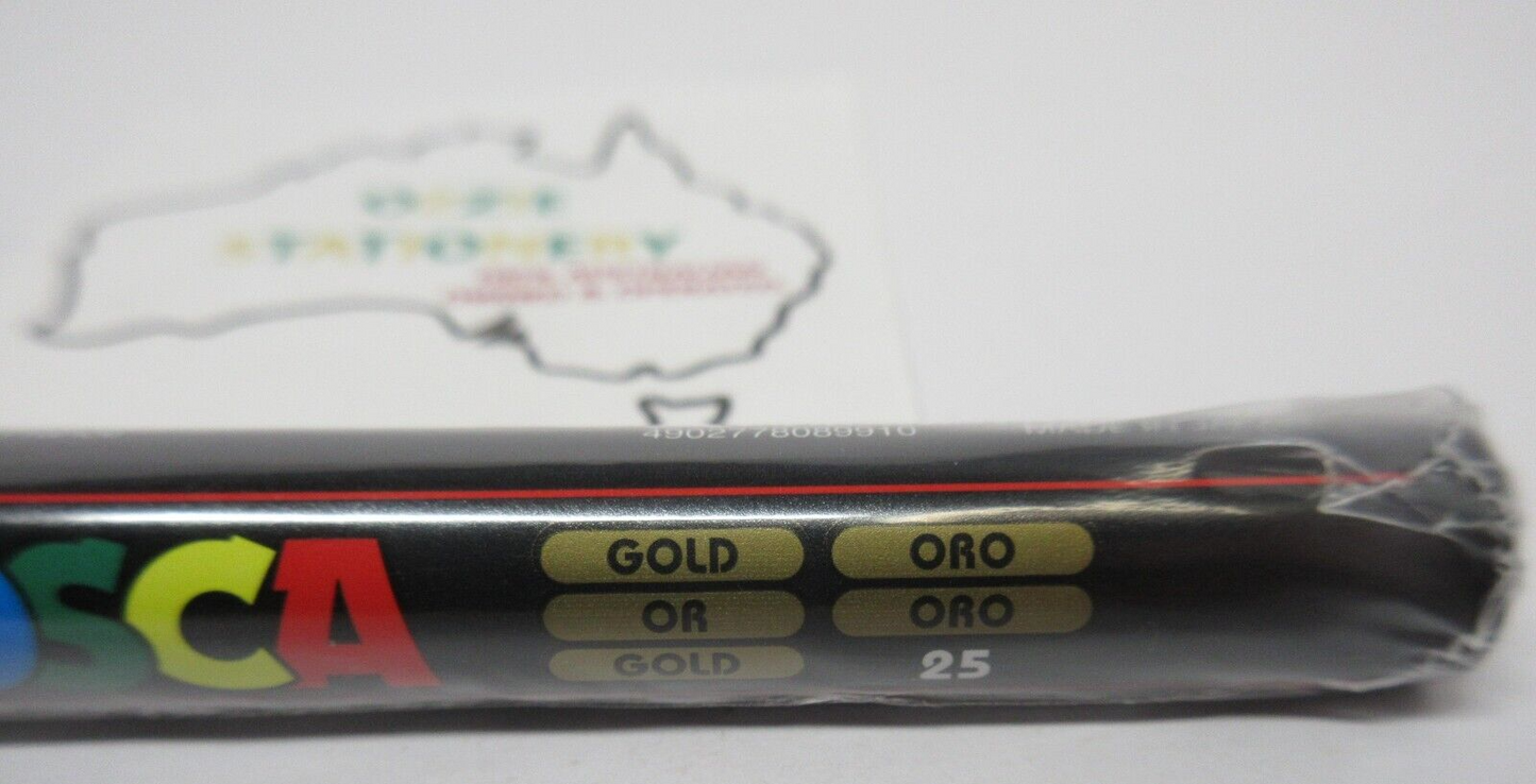 1 x Gold PC1MR Uni-ball Uni Posca 0.7mm Extra Fine Nib IN STOCK