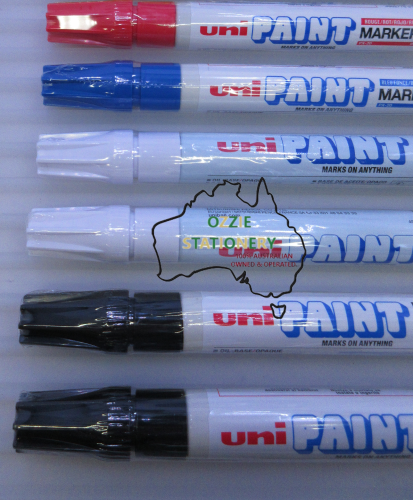 12 x ASSORTED Uni Paint PX20 Paint Marker 2.2-2.8mm Bullet Point PX20-12A