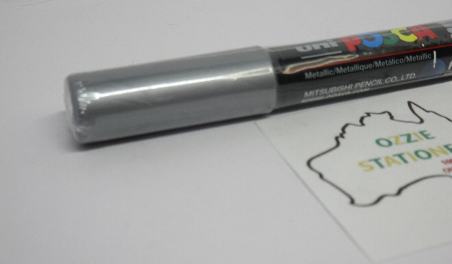 1 x SILVER PC1M Uni-ball Uni Posca 0.7mm Extra Fine Nib in stock