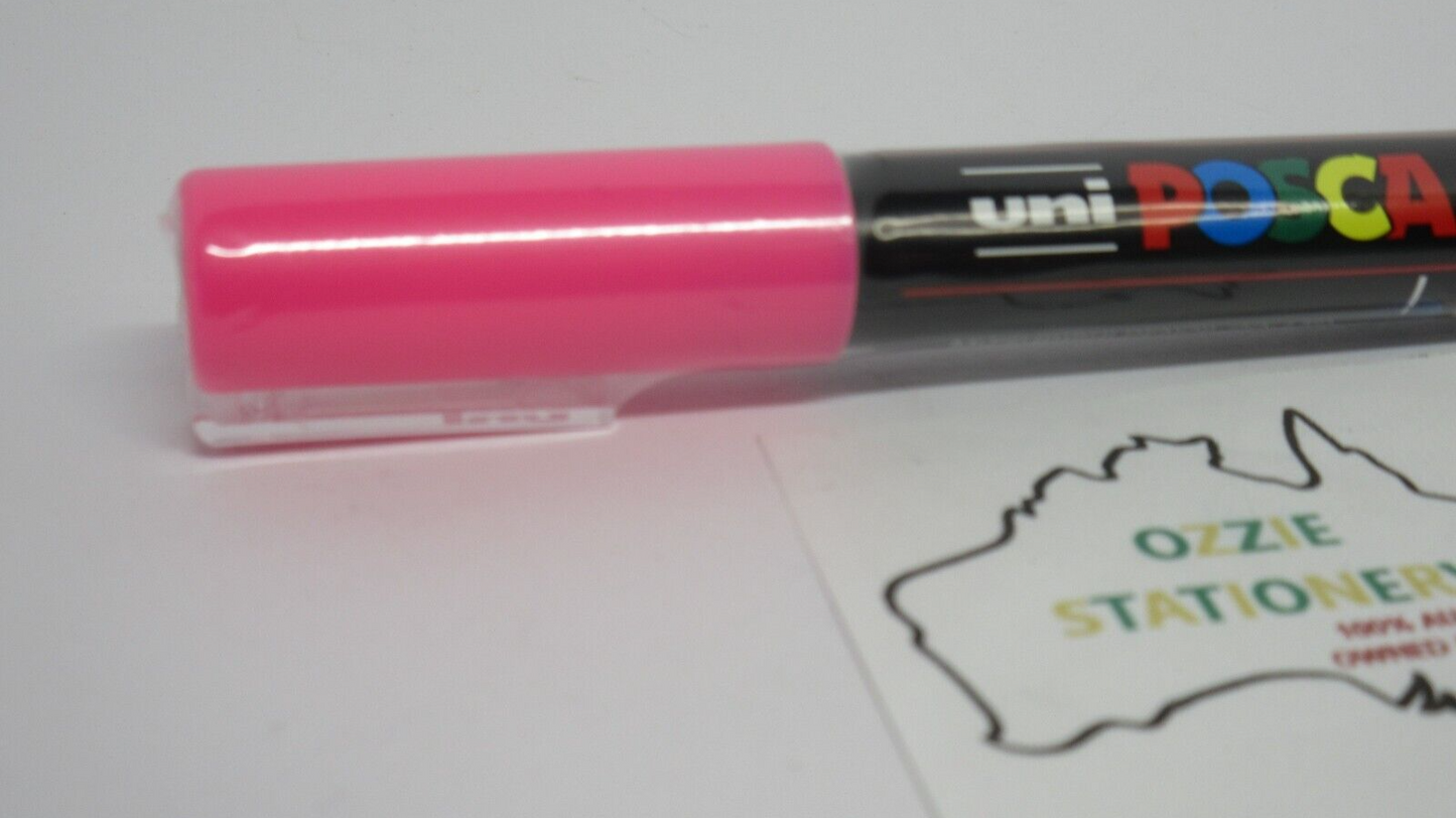 1 x PINK PC1M Uni-ball Uni Posca 0.7mm Extra Fine Nib in stock