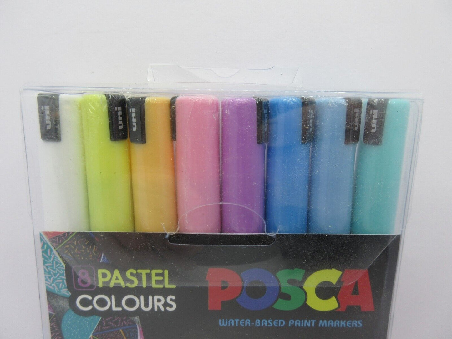 NEW Wallet Uni PC1MR Posca Marker Ultra Fine Round Tip 0.7mm 8 Pastel Colours