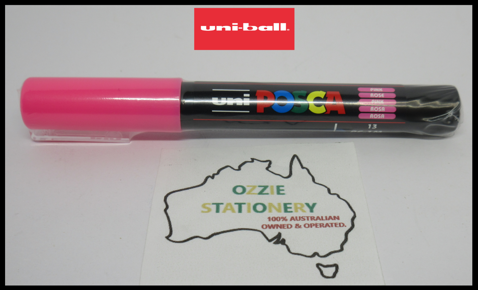 1 x PINK PC1M Uni-ball Uni Posca 0.7mm Extra Fine Nib in stock