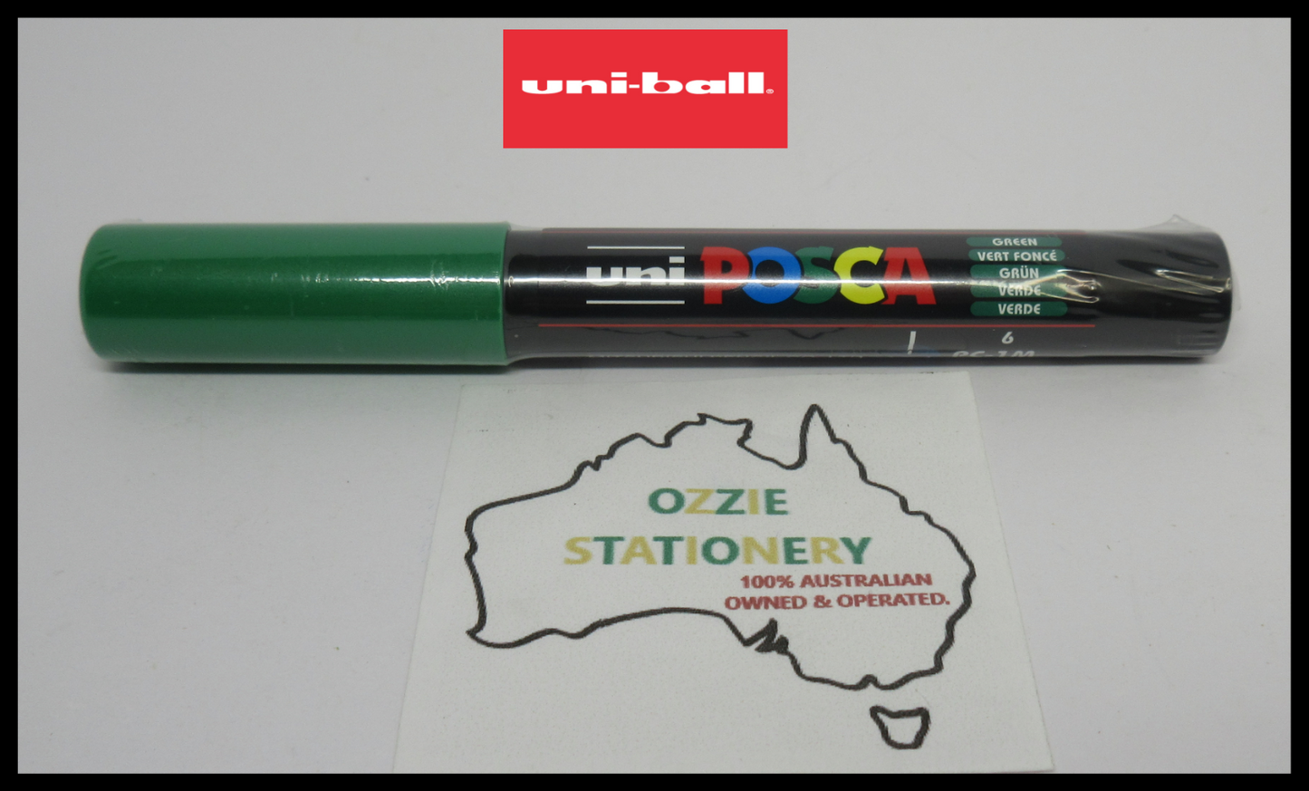 1 x GREEN PC1M Uni-ball Uni Posca 0.7mm Extra Fine Nib in stock