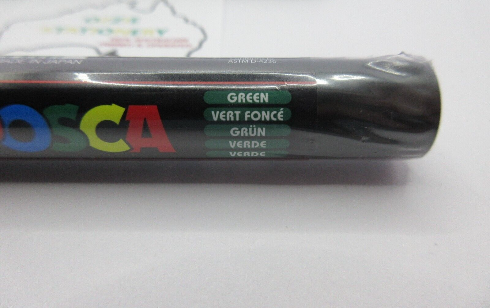 1 x GREEN PC1M Uni-ball Uni Posca 0.7mm Extra Fine Nib in stock