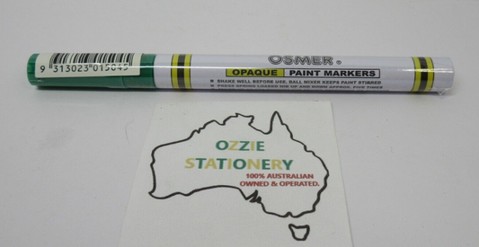 1 GREEN Osmer Oil Based Paint Markers Pen Fine  1.5mm in stock Funko Signed