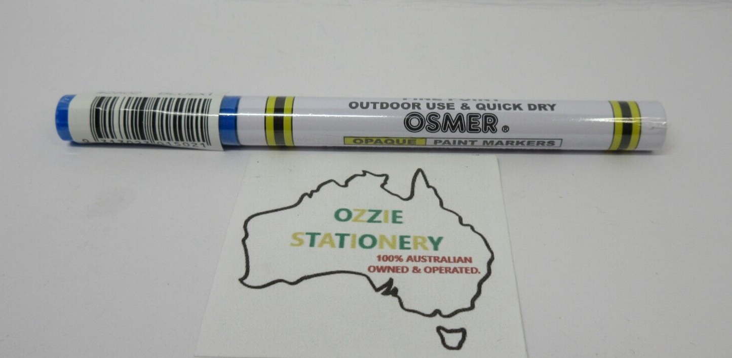 1 Blue Osmer Oil Based Paint Markers Pen Fine  1.5mm in stock Funko Signed