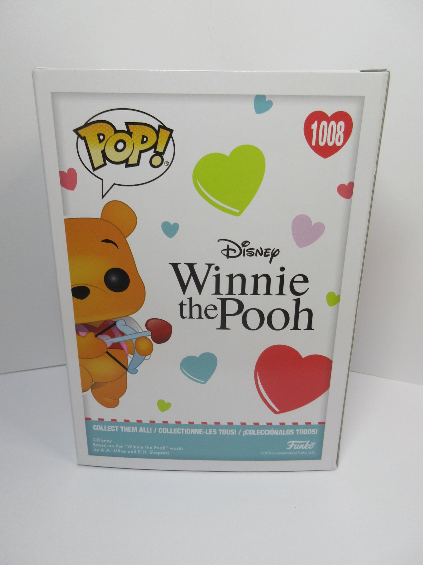 Funko Pop Vinyl Winnie The Pooh (Flocked) 1008 Autographed in person by voice actor Jim Cummings with COA