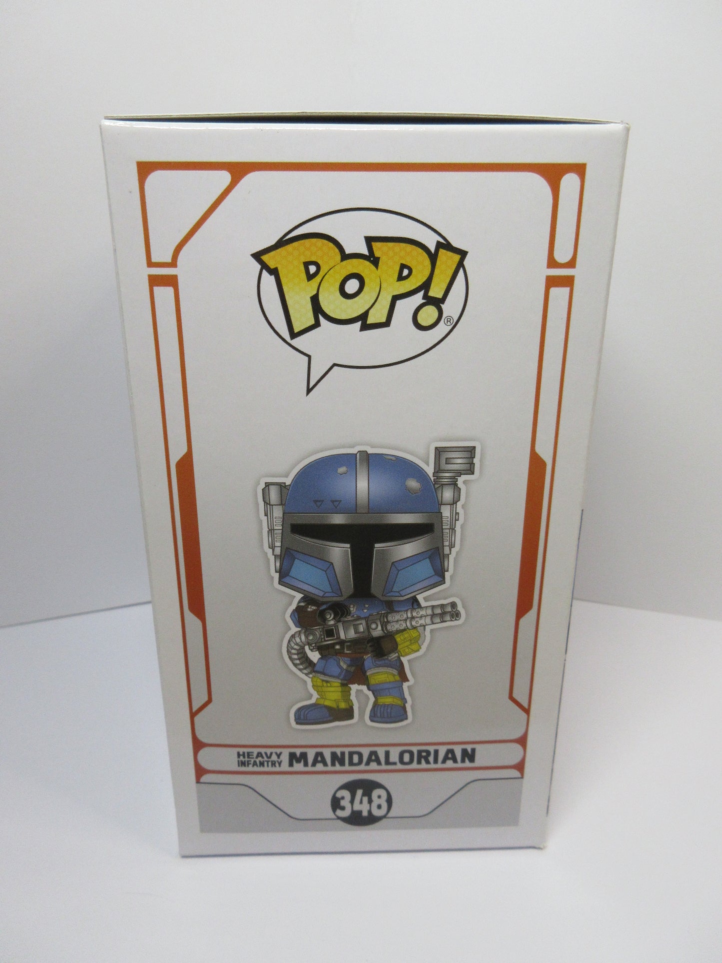 Star Wars Funko Pop Vinyl Heavy Infantry Mandalorian Autographed in person by actor Tait fletcher COA