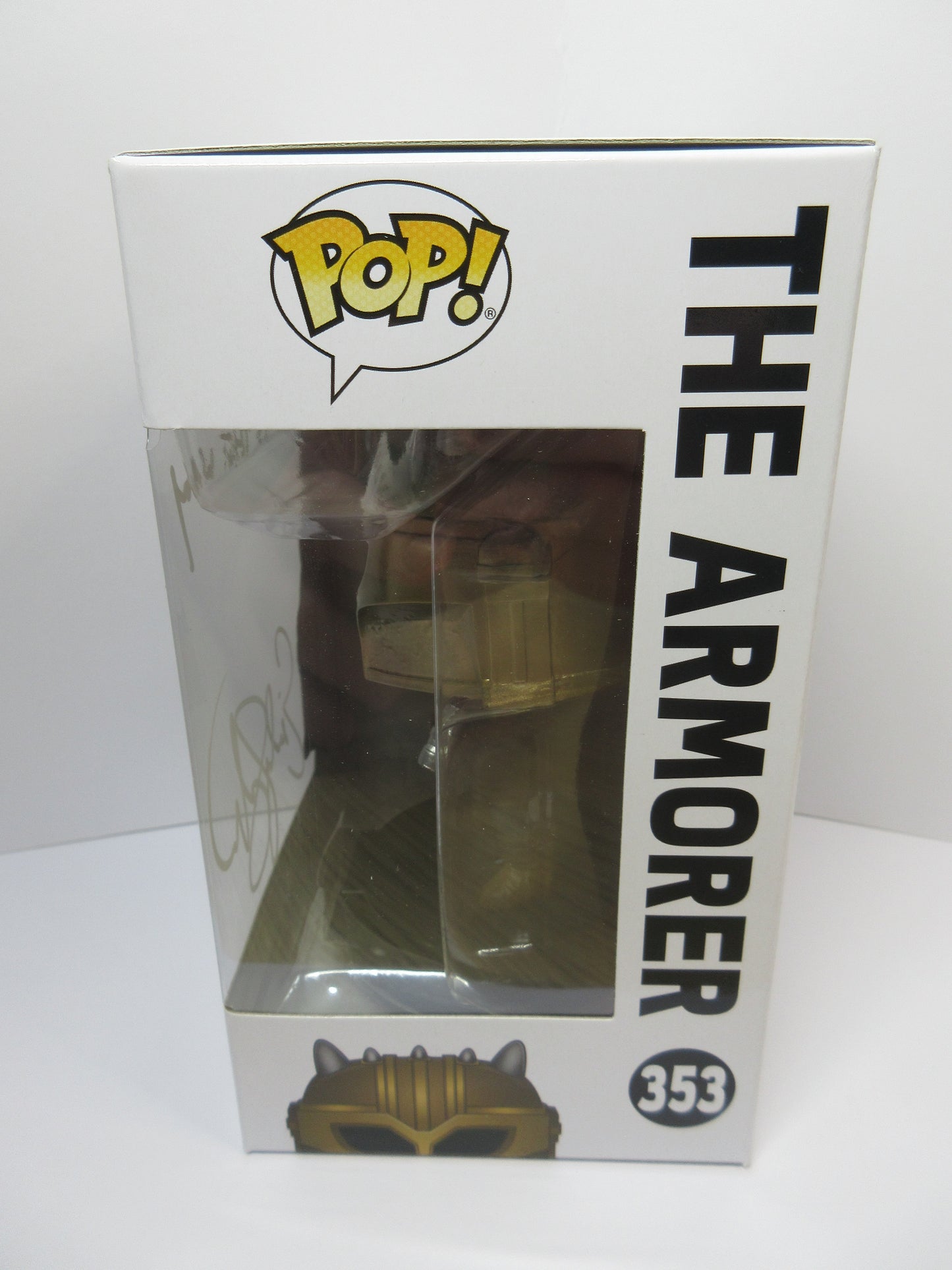 The Mandalorian Funko Pop Vinyl The Armorer 353 Autographed in person by actor Emily Swallow with COA