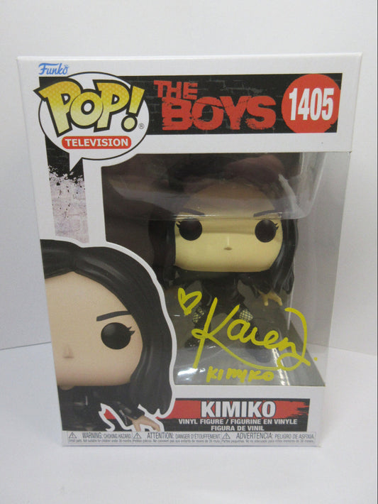 Funko Pop Vinyl Kimiko From The Boys 1405 Autographed by actor Karen Fukuhara COA