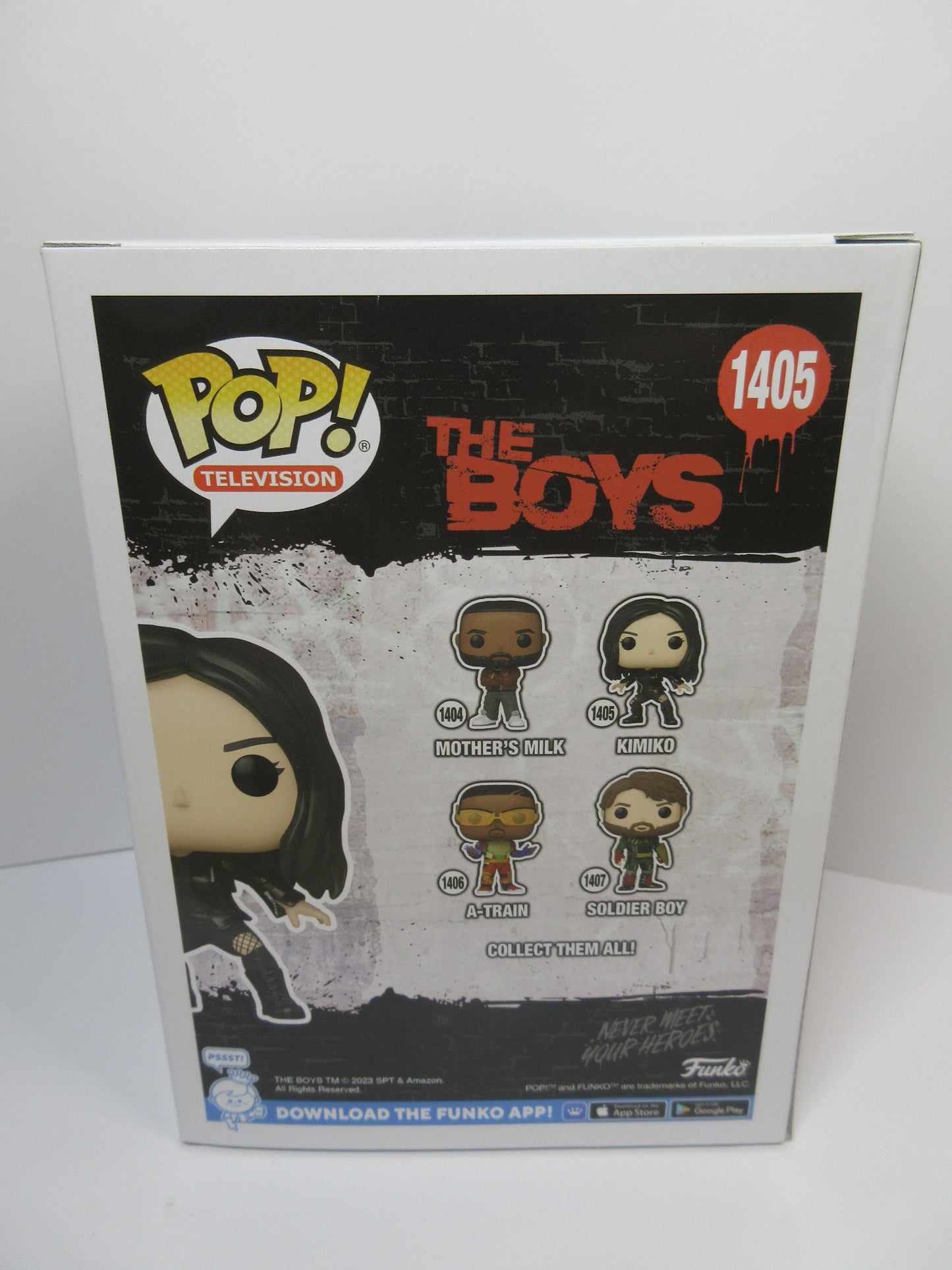 Funko Pop Vinyl Kimiko From The Boys 1405 Autographed by actor Karen Fukuhara COA