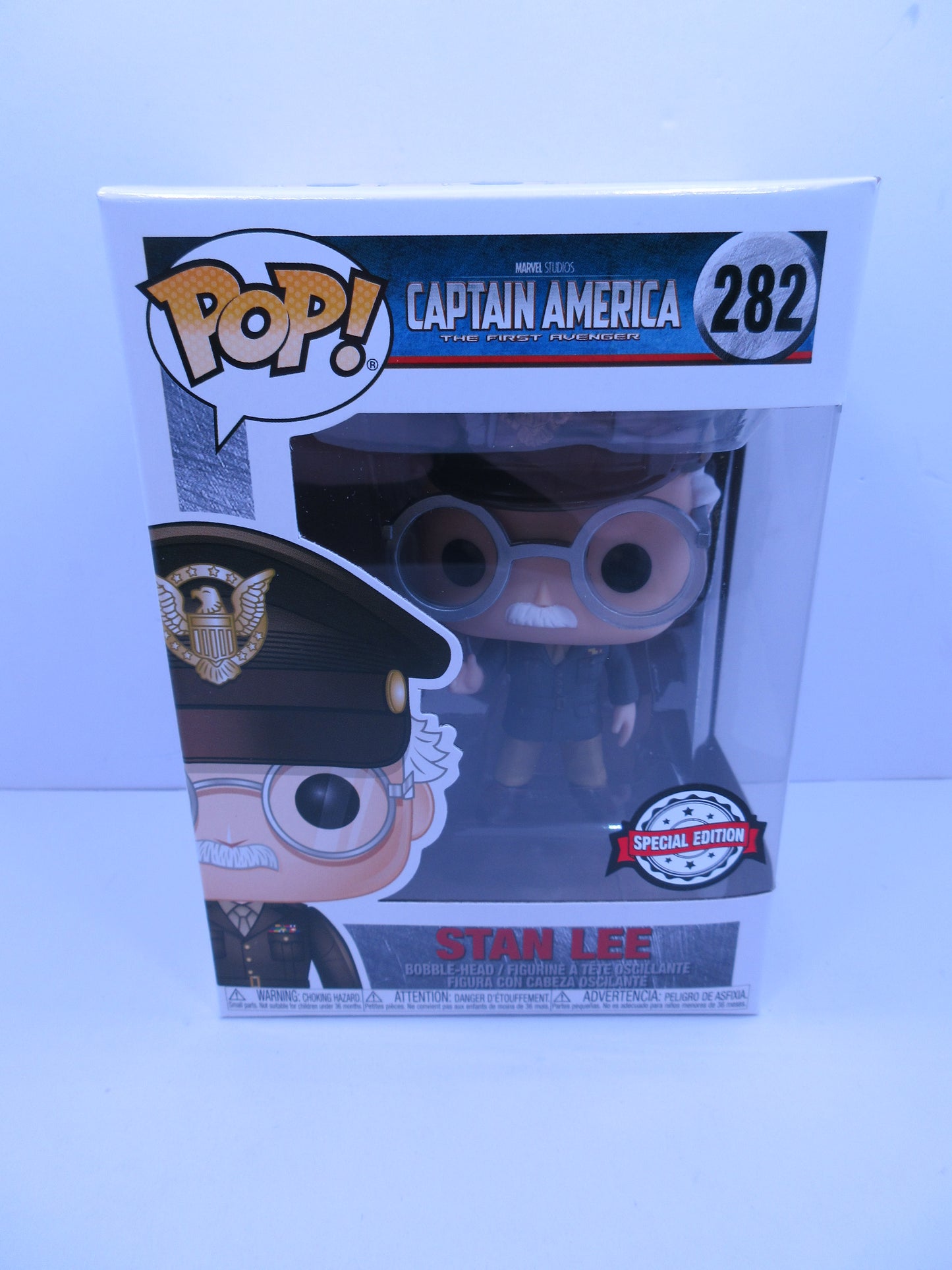 Marvel Stan Lee - Captain America #282 Cameo Funko Pop Vinyl Figure