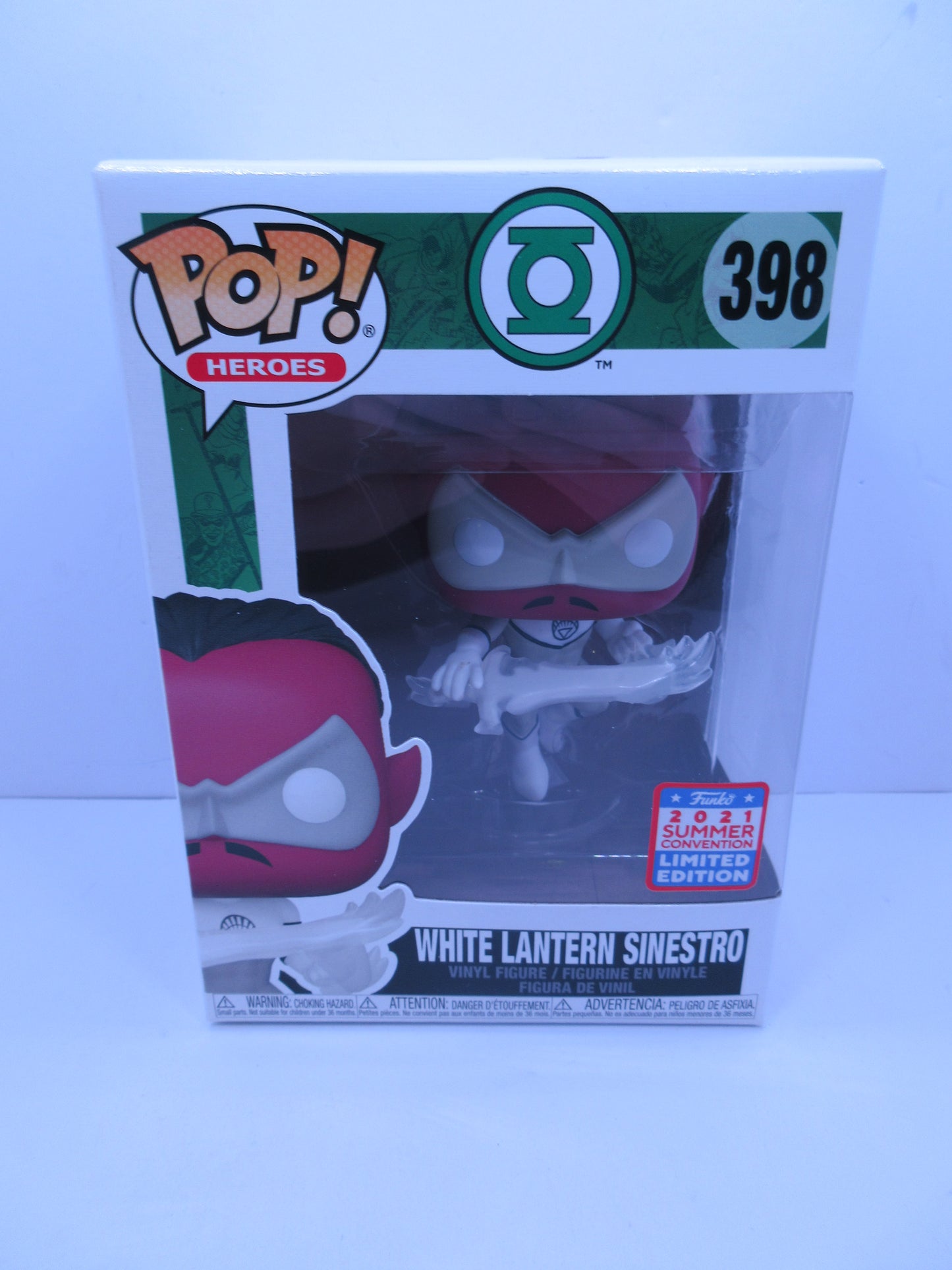 WHITE LANTERN SINESTRO Green Lanter DC SDCC 2021 Funko POP! #398