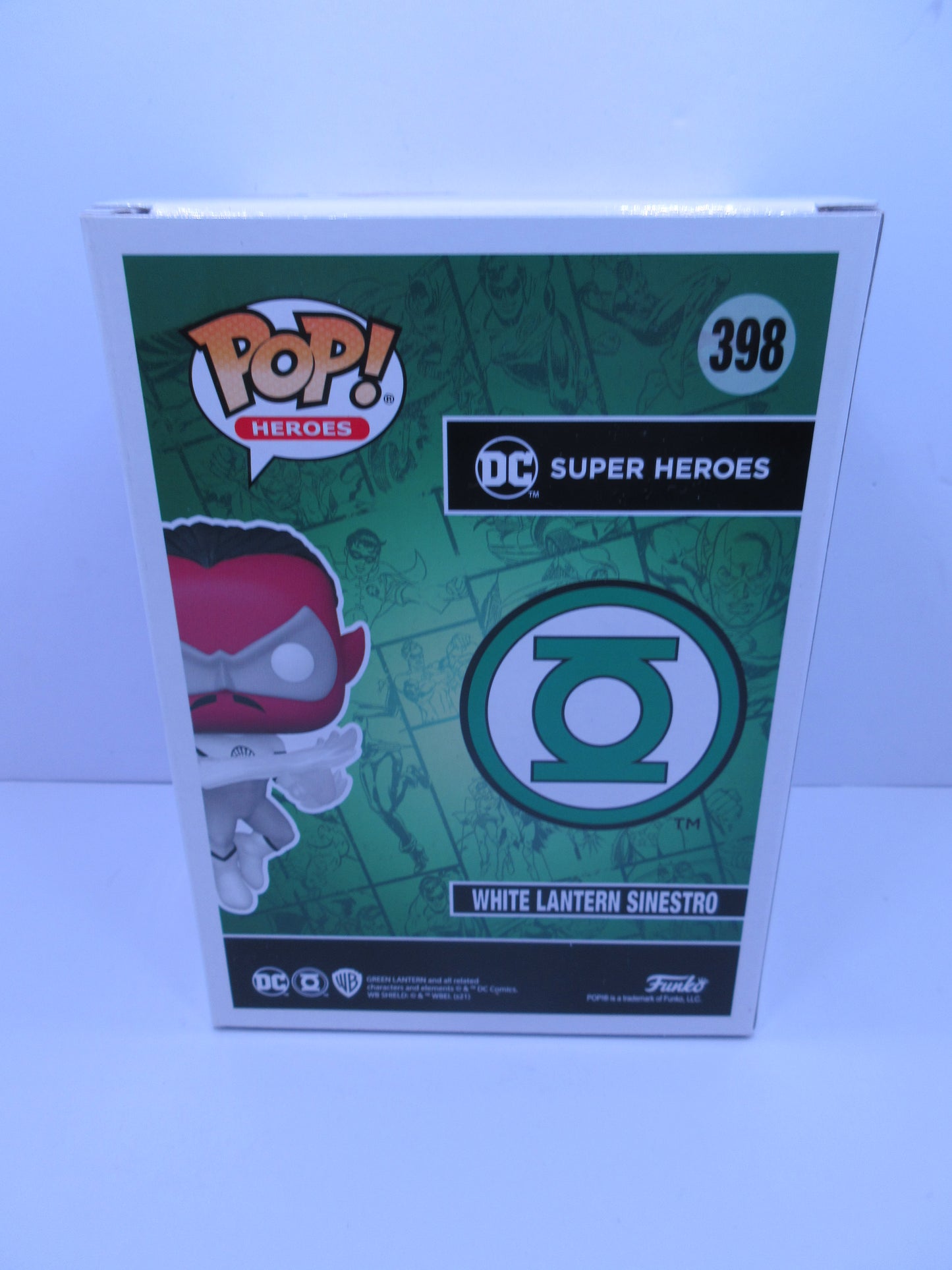 WHITE LANTERN SINESTRO Green Lanter DC SDCC 2021 Funko POP! #398