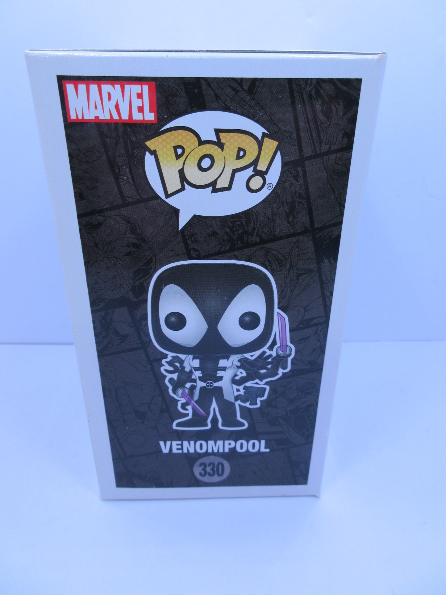 Marvel - Venompool 330 Funko Pop Vinyl 2018 + Soft Pop Protector