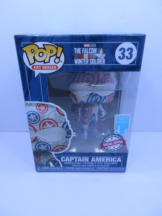 MARVEL Art Series Captain America #33 Funko Pop Vinyl Figure