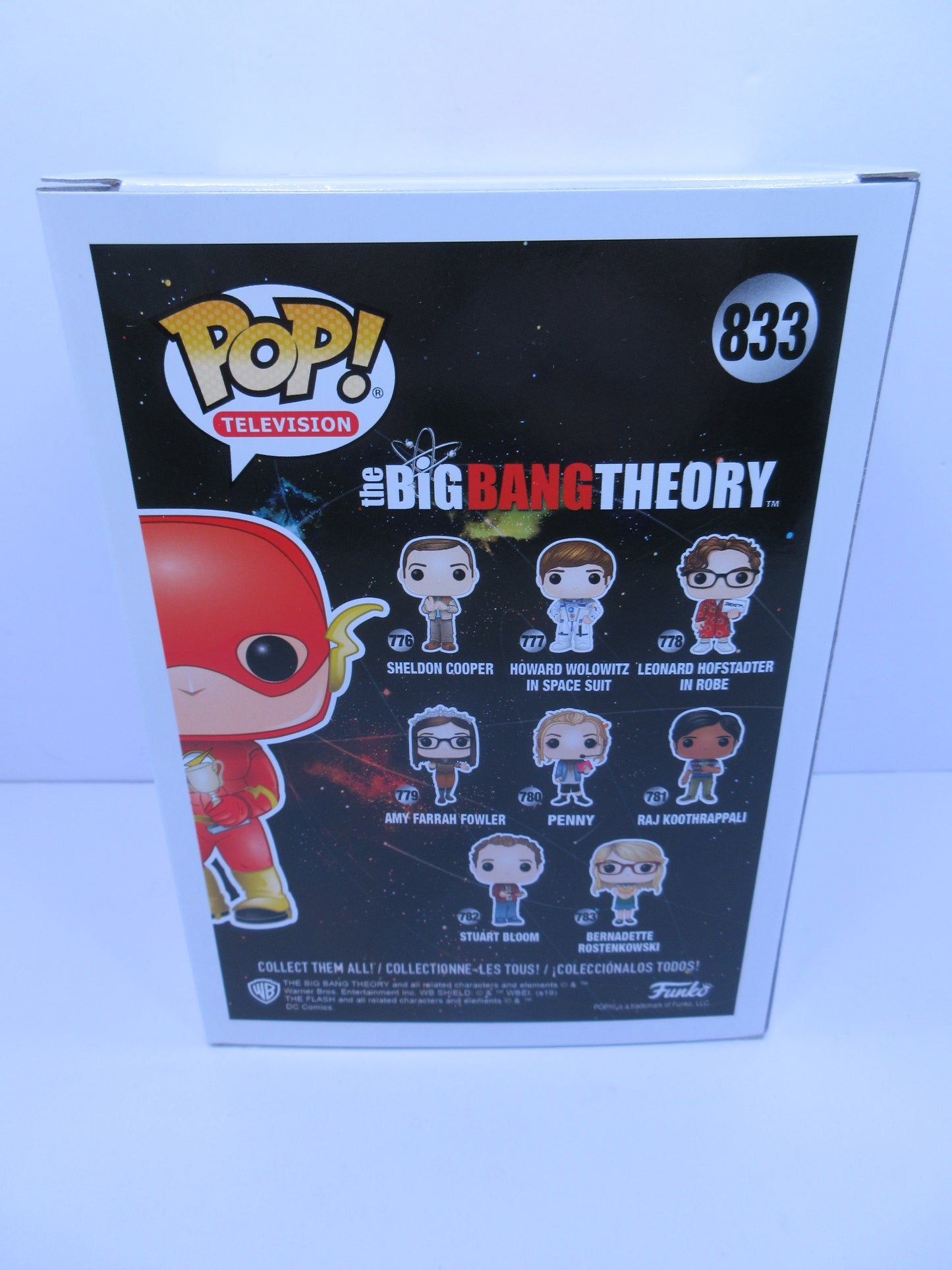 Television - Sheldon Cooper (As the Flash) #833 Funko Pop Vinyl 2019 Summer Convention Exclusive