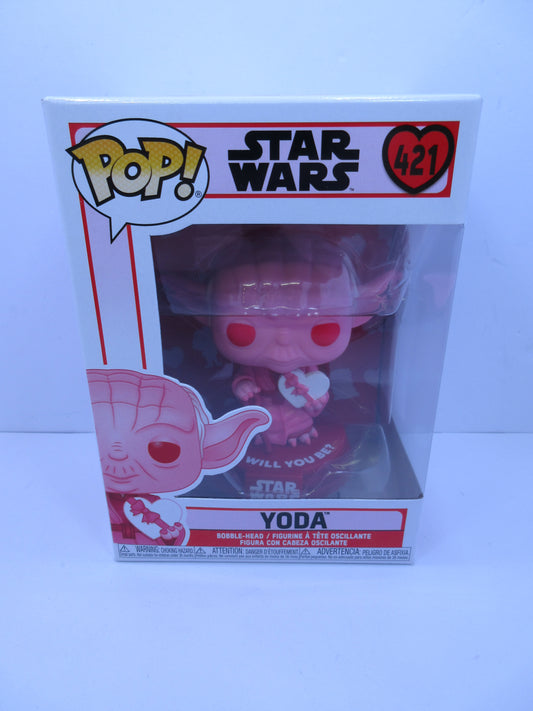 Star Wars - Yoda #421 Valentines Day Pink Funko Pop Vinyl Figure 2020