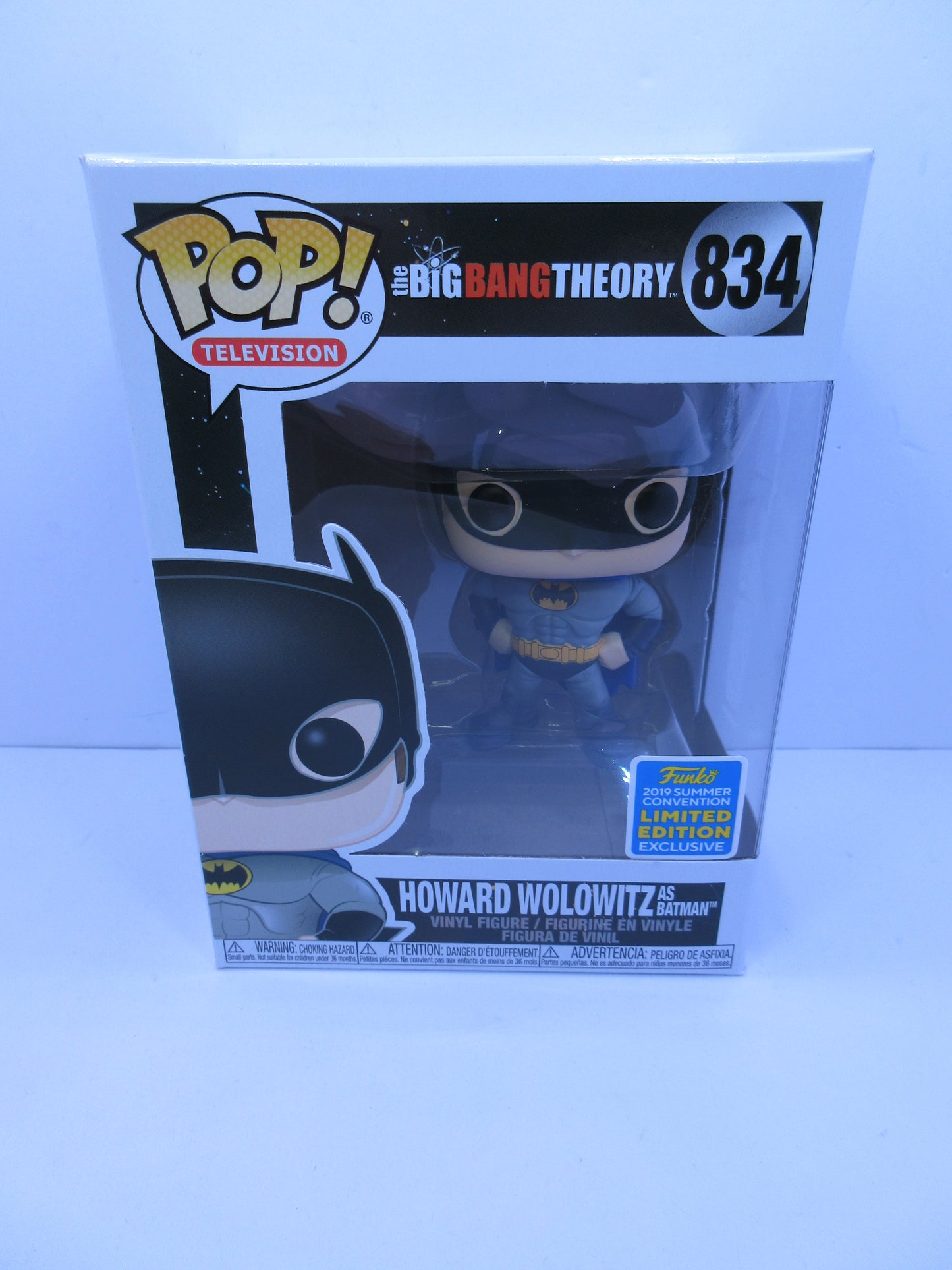 Howard Wolowitz (As Batman) #834 Funko Pop Vinyl 2019 Summer Convention Exclusive