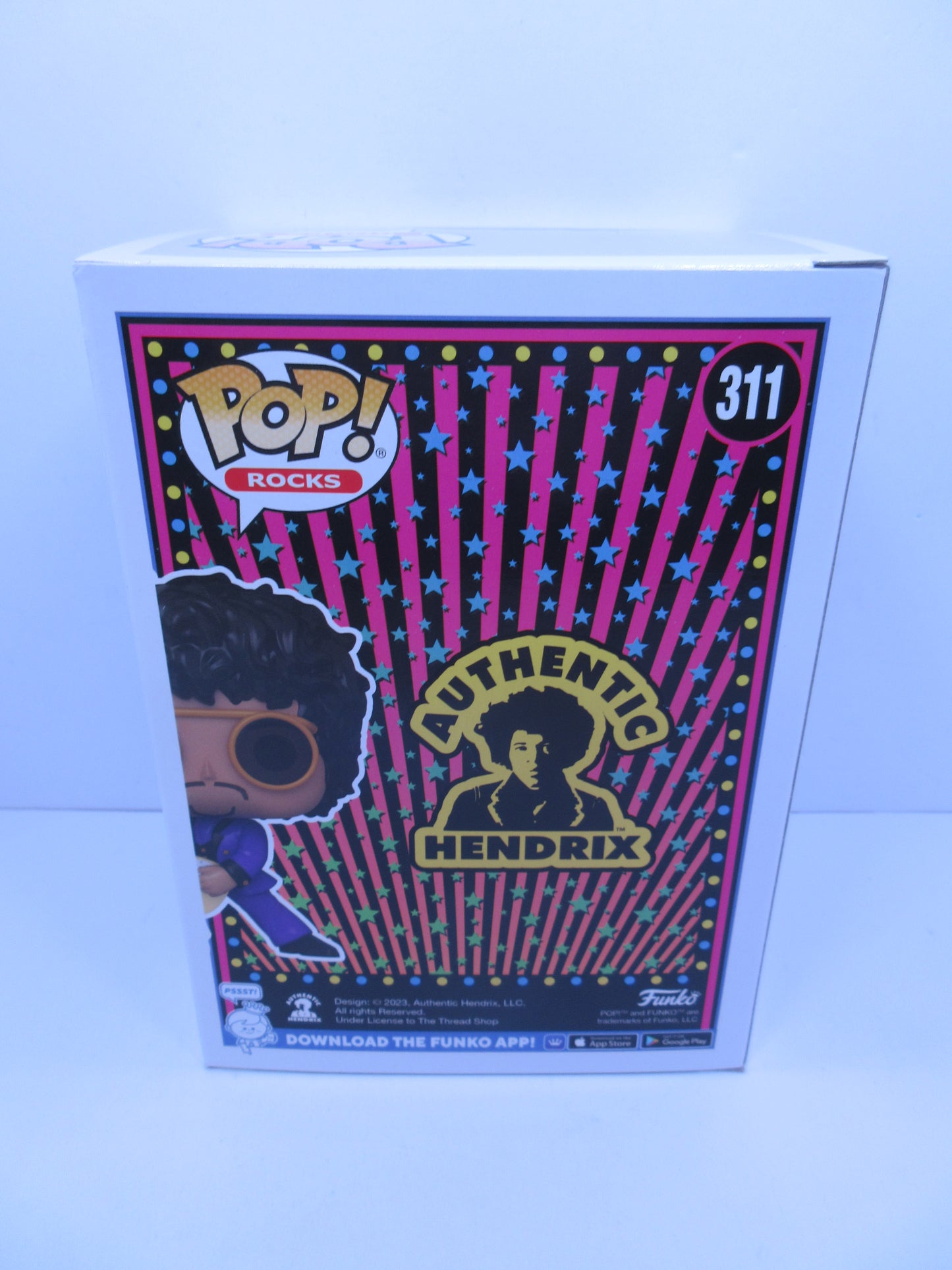 Rocks - Jimi Hendrix #311 Summer Convention 2023 Funko Pop Vinyl