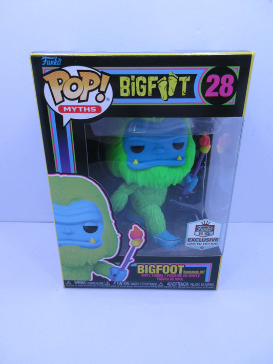 Myths - Bigfoot #28 Funko HQ Exclusive Funko Pop Vinyl Black Light