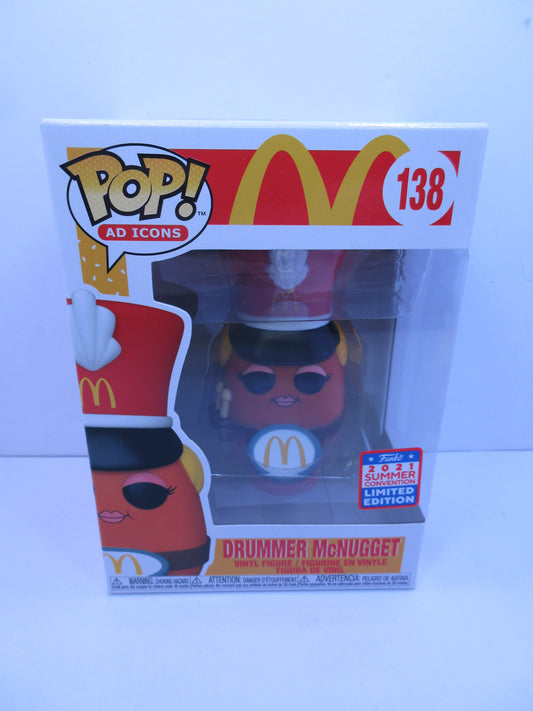 Ad Icons - Drummer McNugget #138 Funko Pop Vinyl Figure Summer Convention 2021