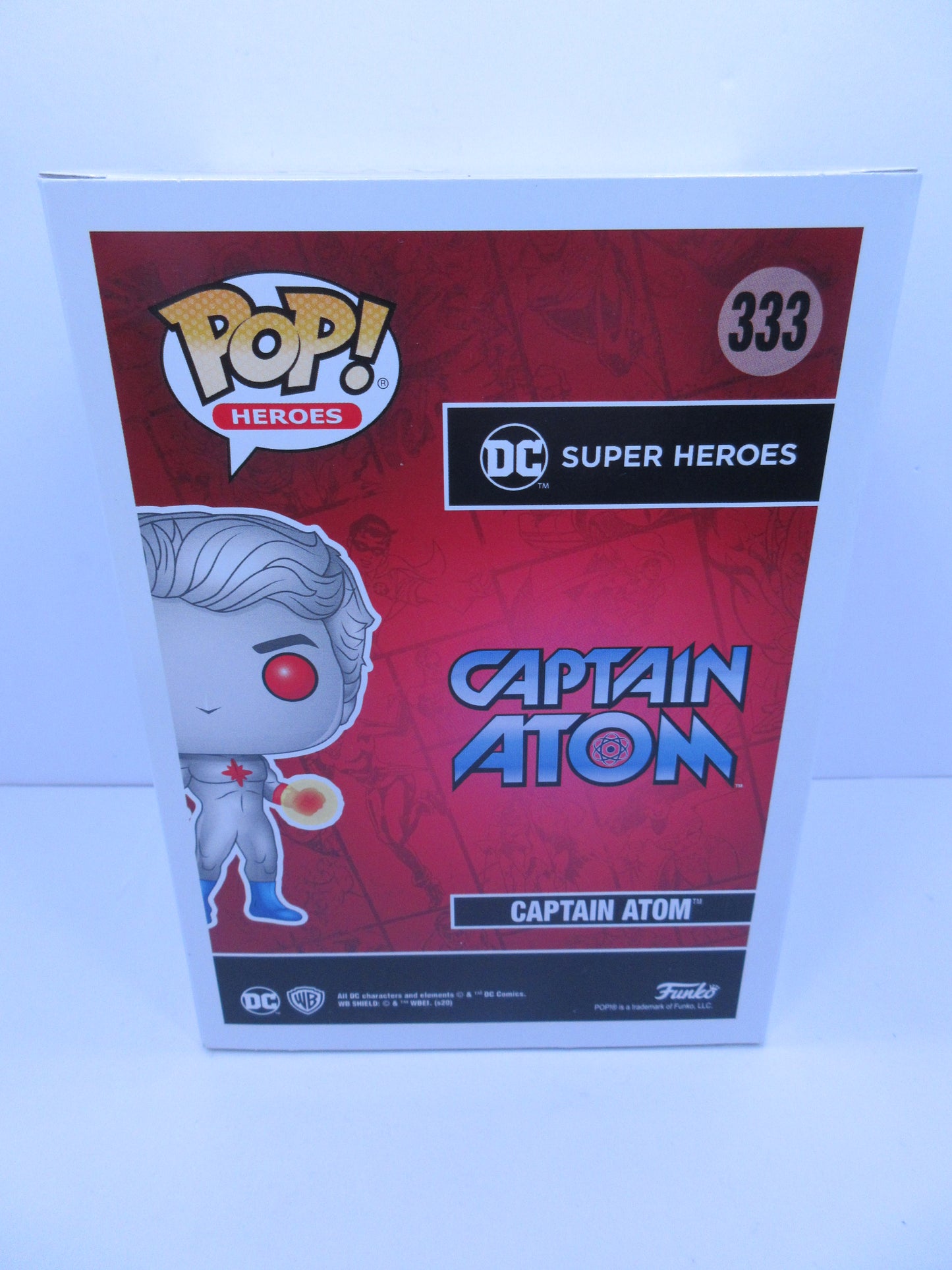 DC Heroes - Captain Atom #333 Funko Pop Vinyl Figure Wonderous Convention Exclusive 2020