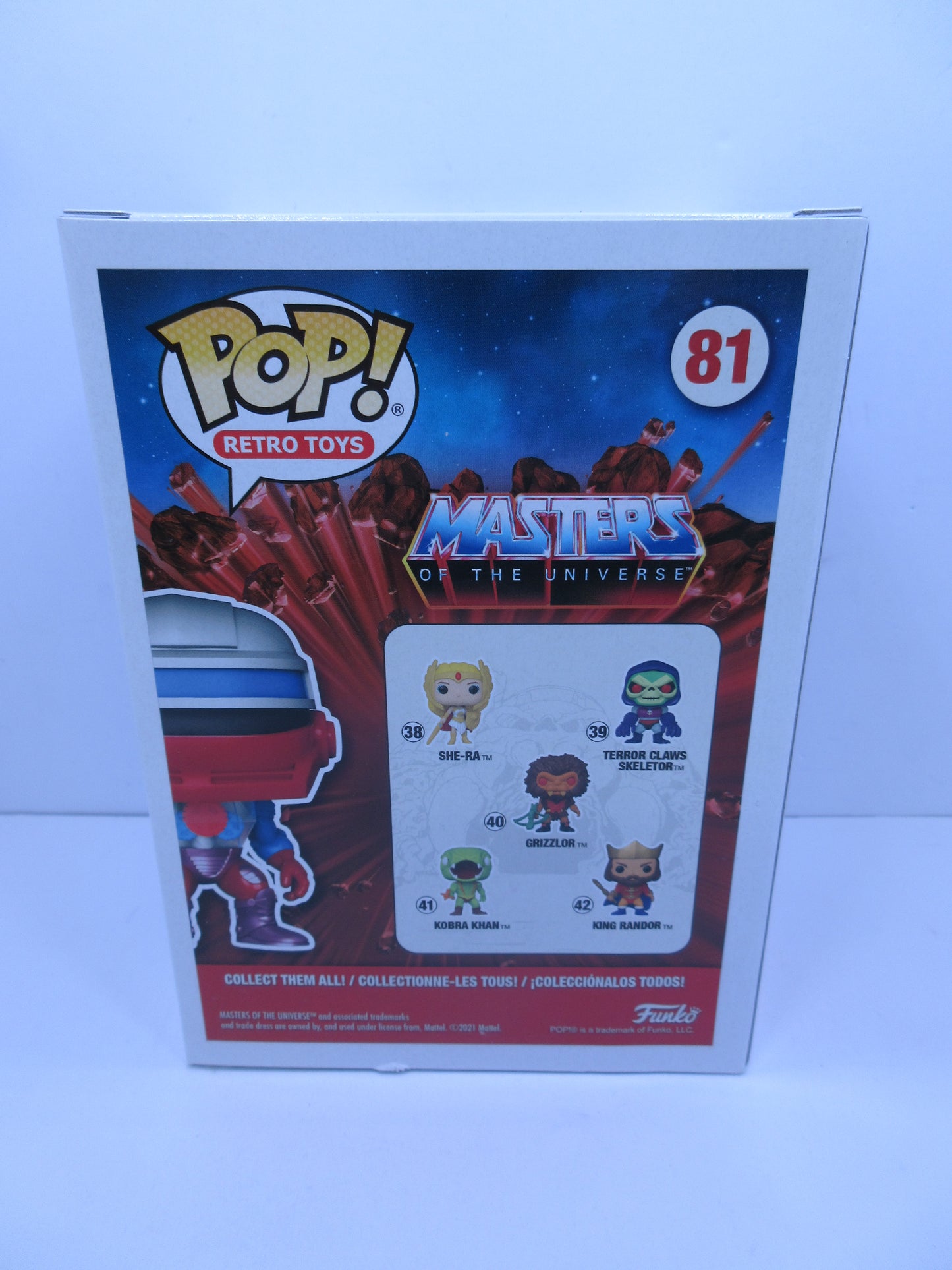 Retro Toys - Masters Of The Universe - Roboto #81 Funko Pop Vinyl 2021 Virtual Summer Convention Exclusive