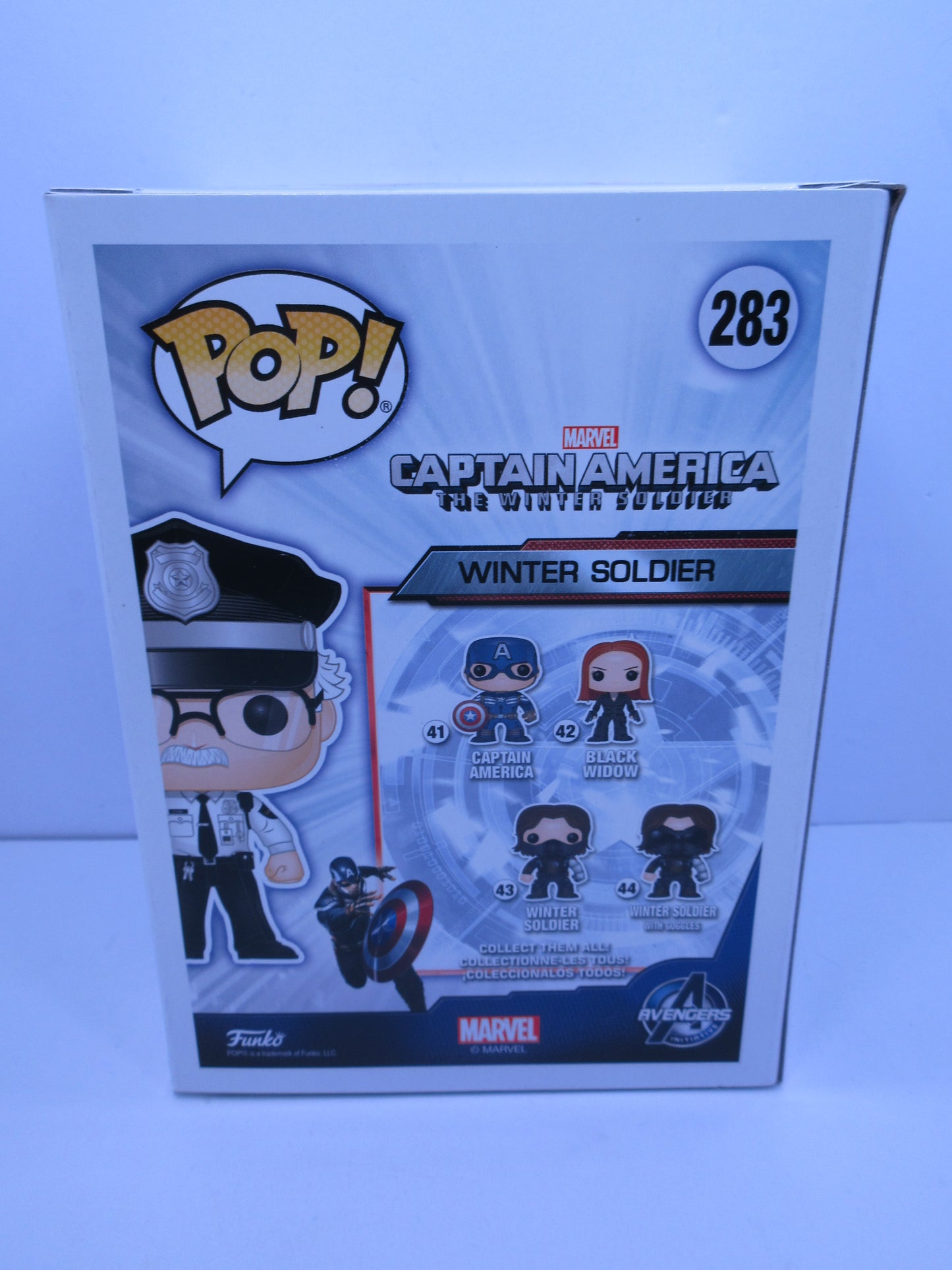 Funko Pop! Marvel: Stan Lee - Captain America Winter Soldier #283