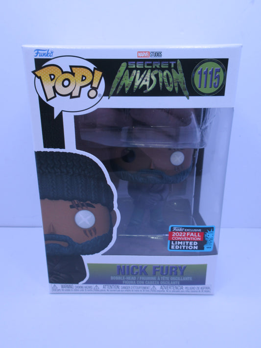 Marvel - Invasion - Nick Fury #1115 Funko Pop Vinyl Figure Fall Convention Exclusive 2022