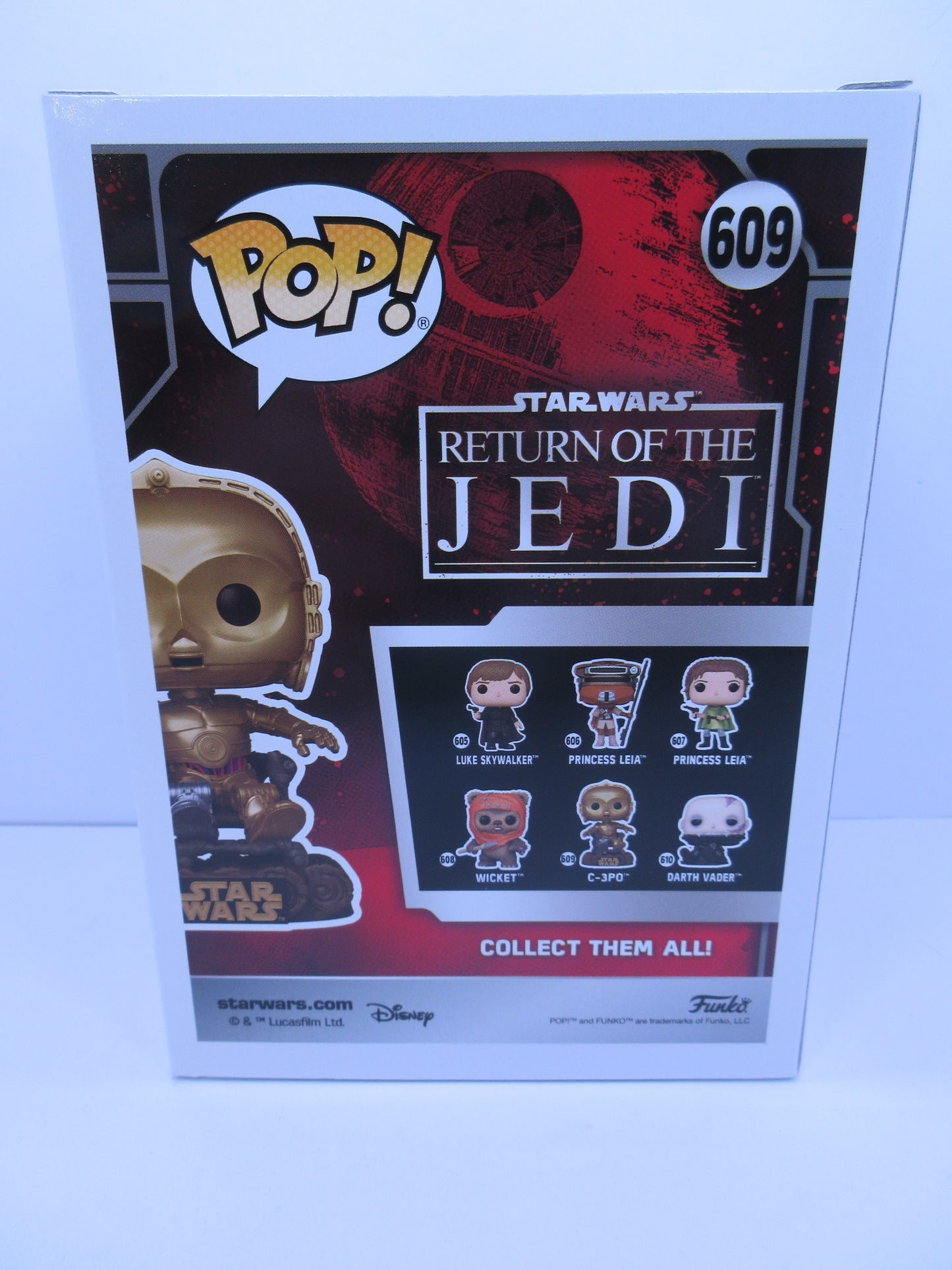 Star Wars - C-3PO #609 Funko Pop Vinyl Figure ROTJ 40th