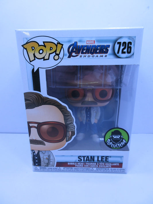 Marvel - Stan Lee #726 Avengers Endgame Popcultcha Exclusive Original Sticker Funko Pop Vinyl Figure