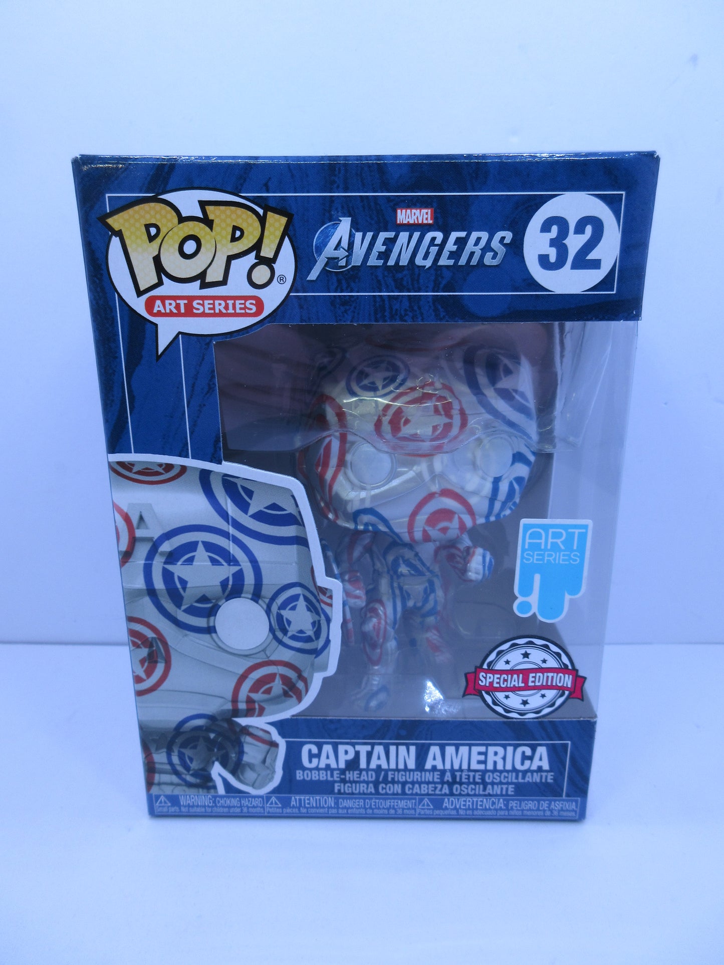 MARVEL Art Series Captain America #32 Funko Pop Vinyl Figure