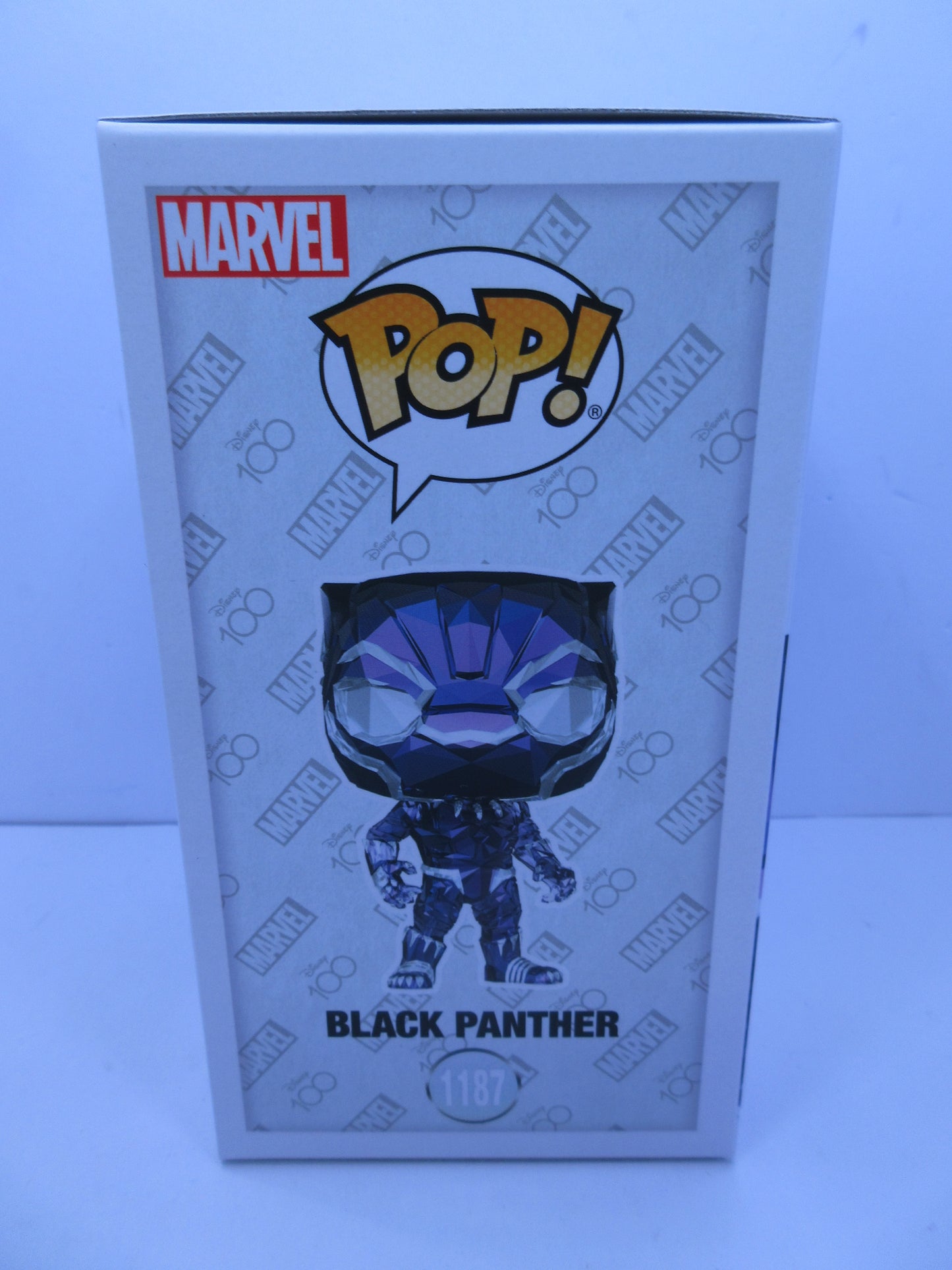 MARVEL Black Panther #1187 Diamond Faceted Look - Funko Shop Pop Ex. Vinyl