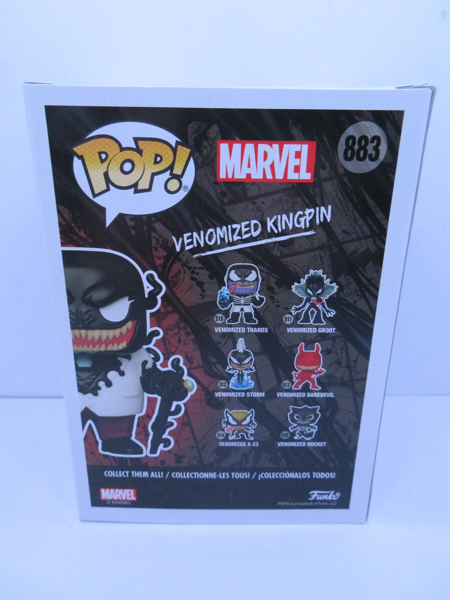 MARVEL - Venom - Venomized Kingpin #883 - Funko Shop Pop Ex. Vinyl