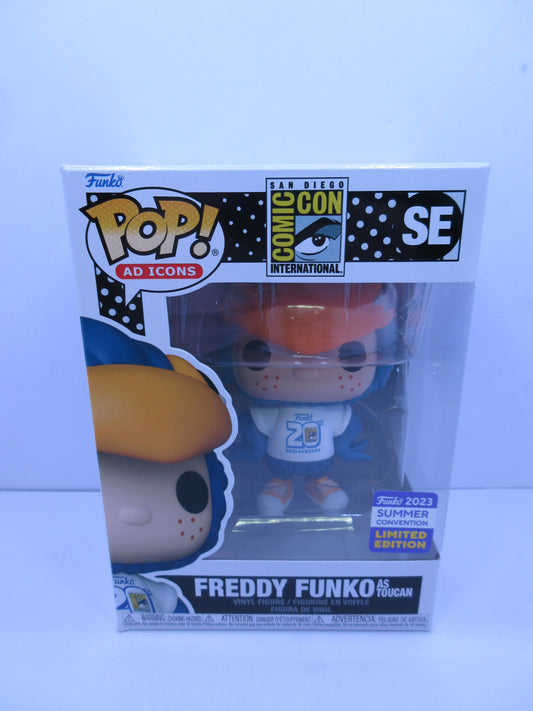 Freddy Funko As Toucan Mascot Summer Con 2023 SE Funko Pop Vinyl Figure