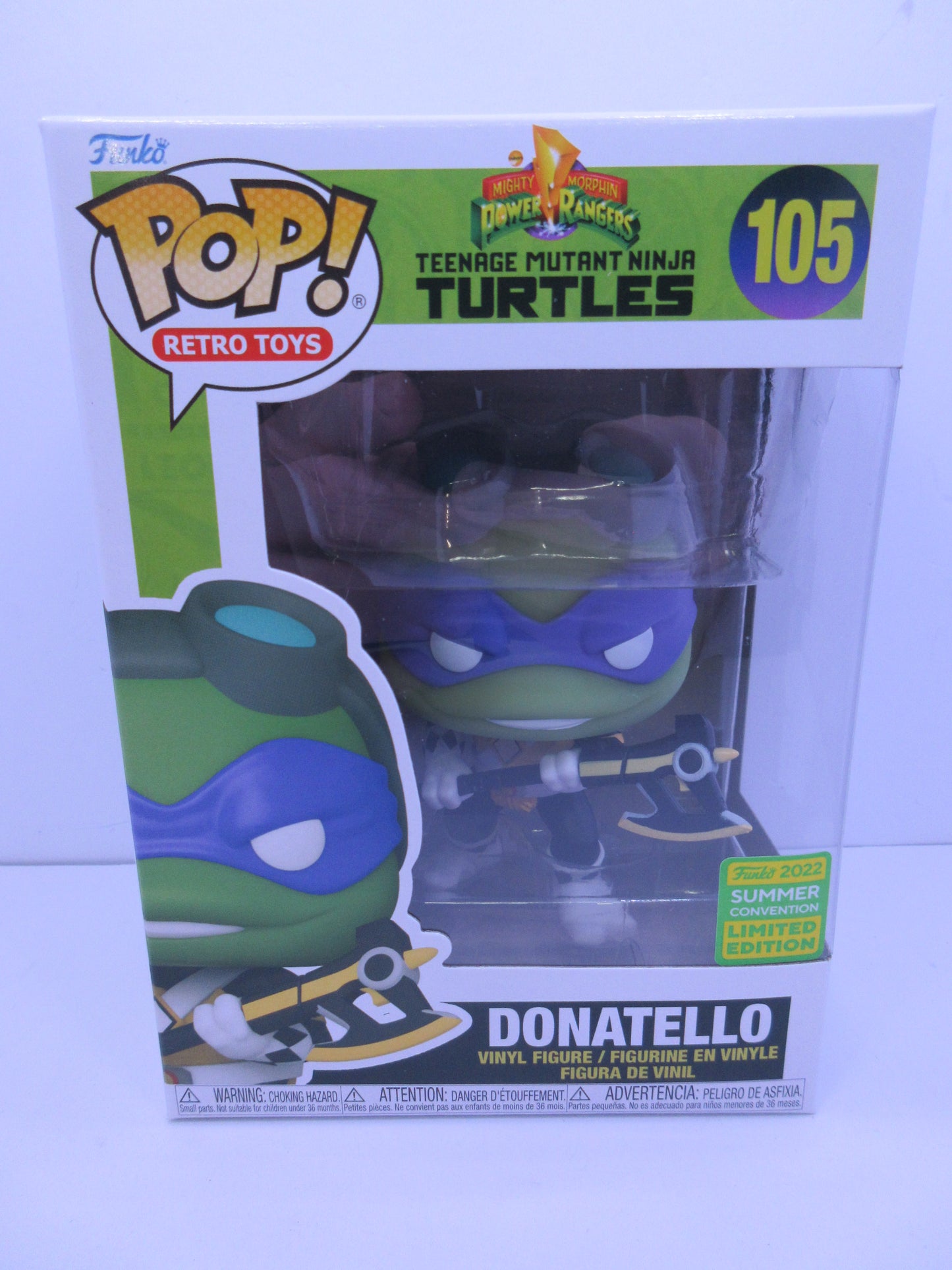 Retro Toys - TMNT - Donatello #105 Funko Pop Vinyl 2022 Summer Convention