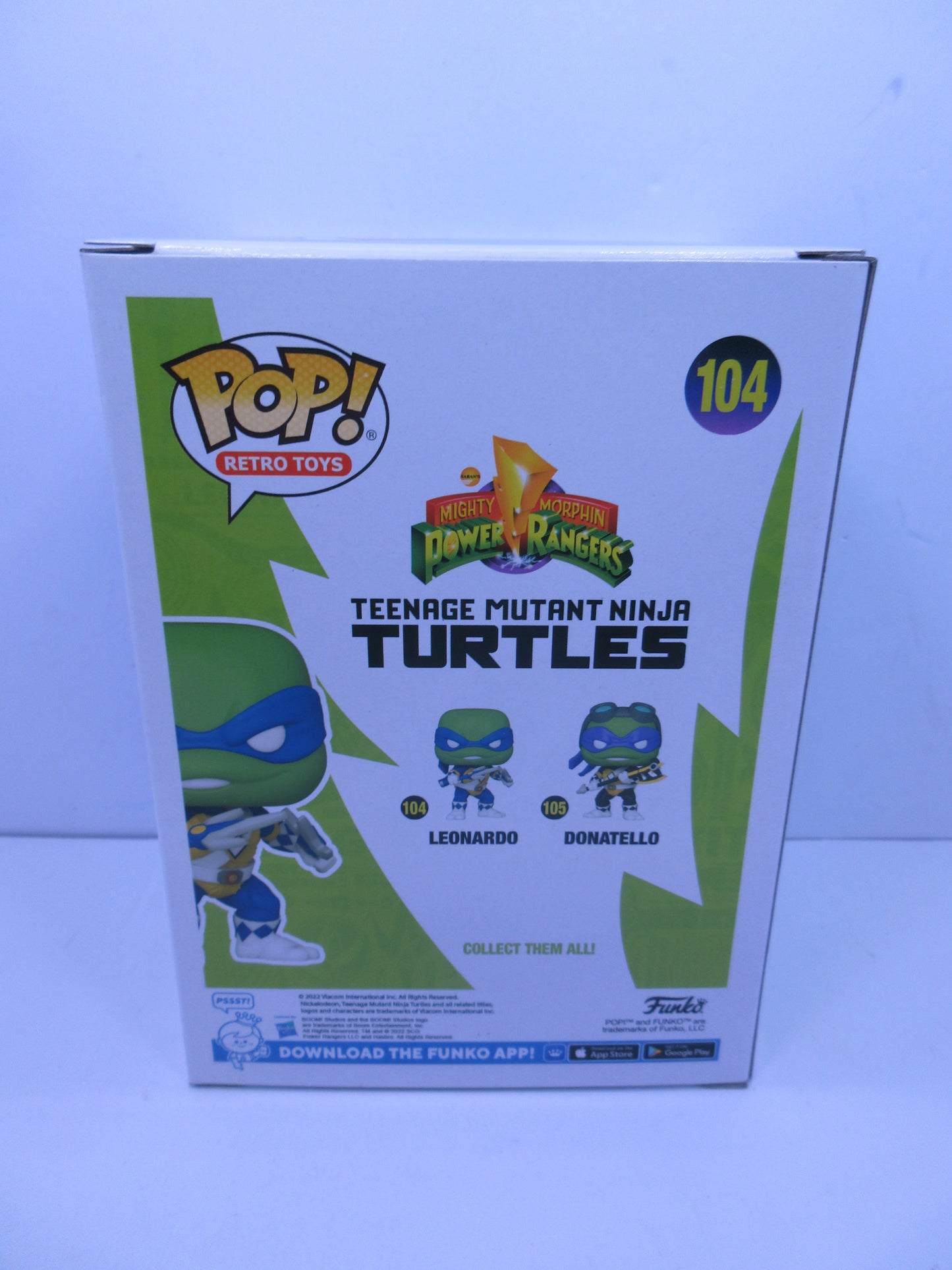 Retro Toys - TMNT -&nbsp; Leonardo #104 Funko Pop Vinyl 2022 Summer Convention