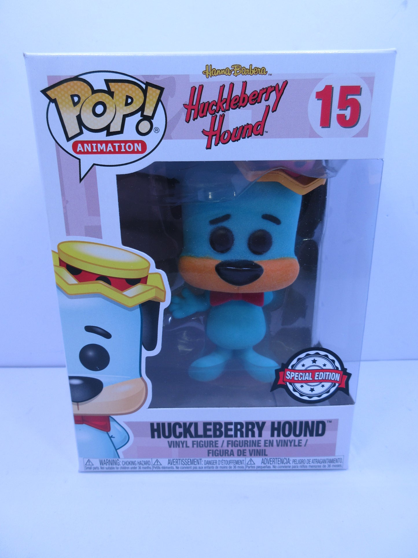 Animation - Hanna Barbera - Huckleberry Hound #15 (Flocked) Funko Pop Vinyl Figure SE