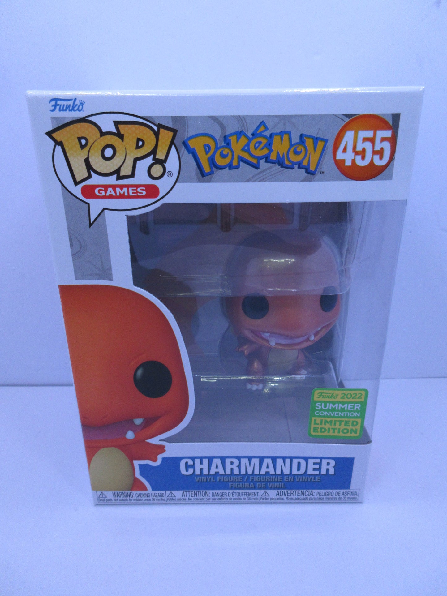 Games - Pokemon - Charmander #455 Summer Convention Exclusive 2022 Funko Pop Vinyl Figure