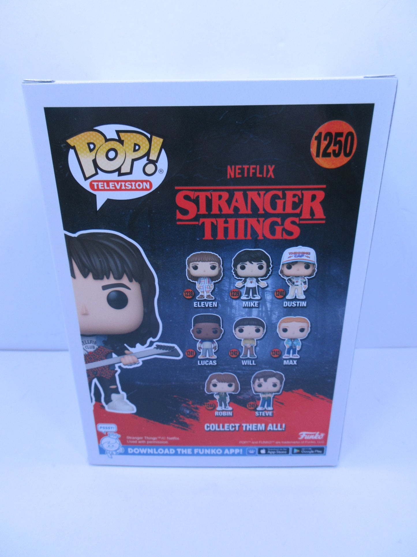 Television - Stranger Things - Eddie (with guitar) #1250 Funko Pop Vinyl SE