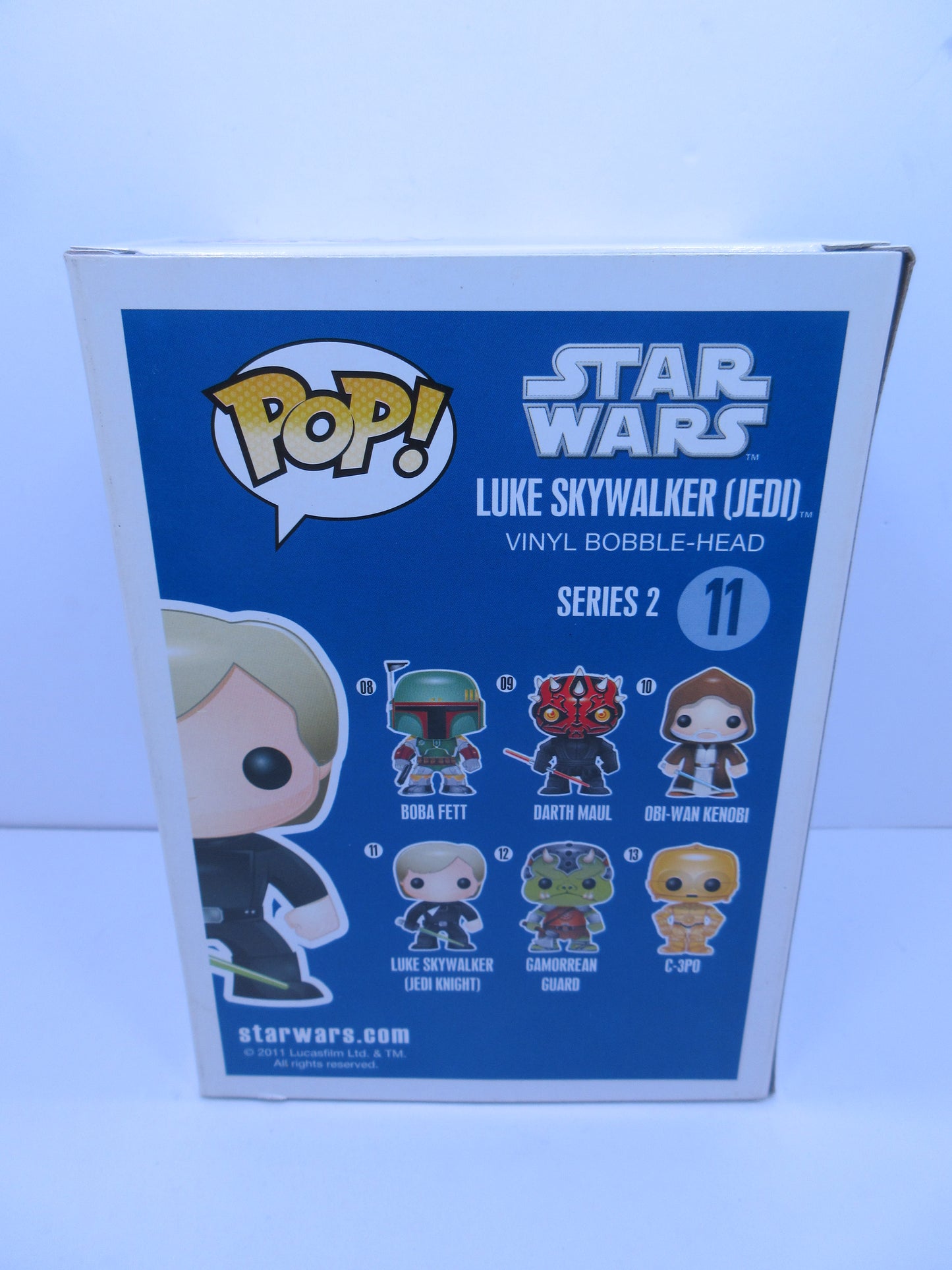 Star Wars - Luke Skywalker (Jedi) #11 Blue Box 2012 Funko Pop Vinyl