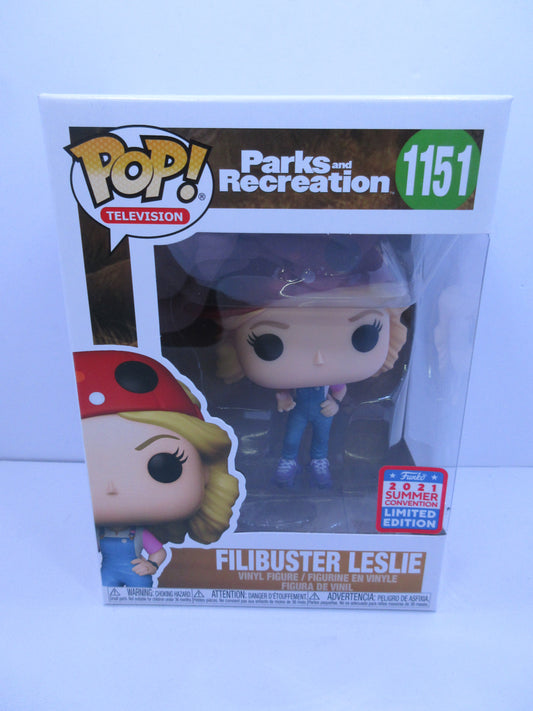 Television - Parks &amp; Recreation- Filibuster Leslie #1151 Funko Pop vinyl Figure