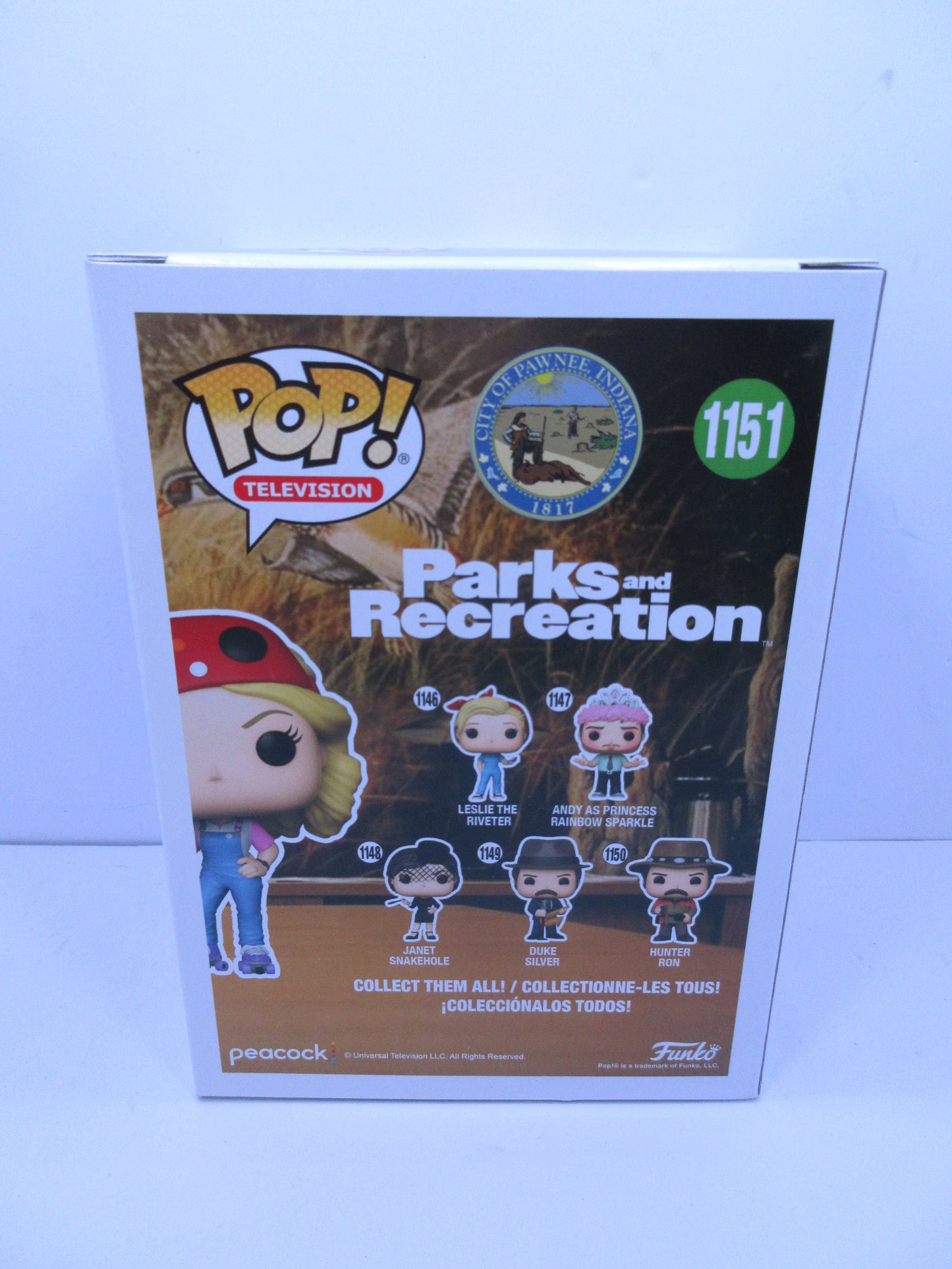 Television - Parks &amp; Recreation- Filibuster Leslie #1151 Funko Pop vinyl Figure